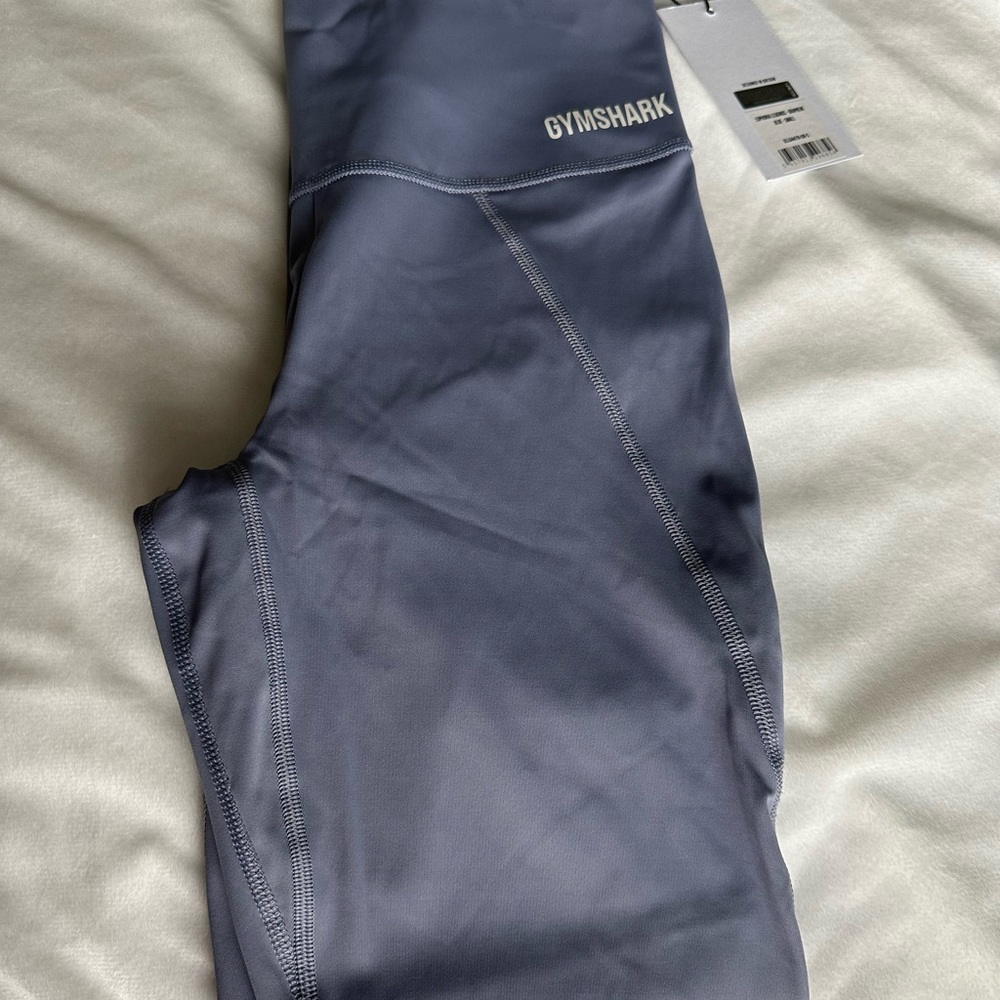 Brand New Gym Shark women’s leggings size small dusty blue color